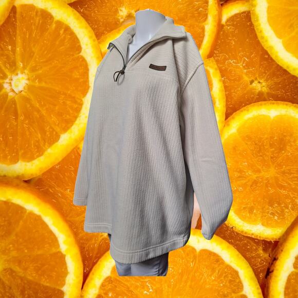 Lauren by‎ Ralph Lauren Men's Estate-Rib Quarter-Zip Pullover Sweatshirt Size L - Picture 1 of 9